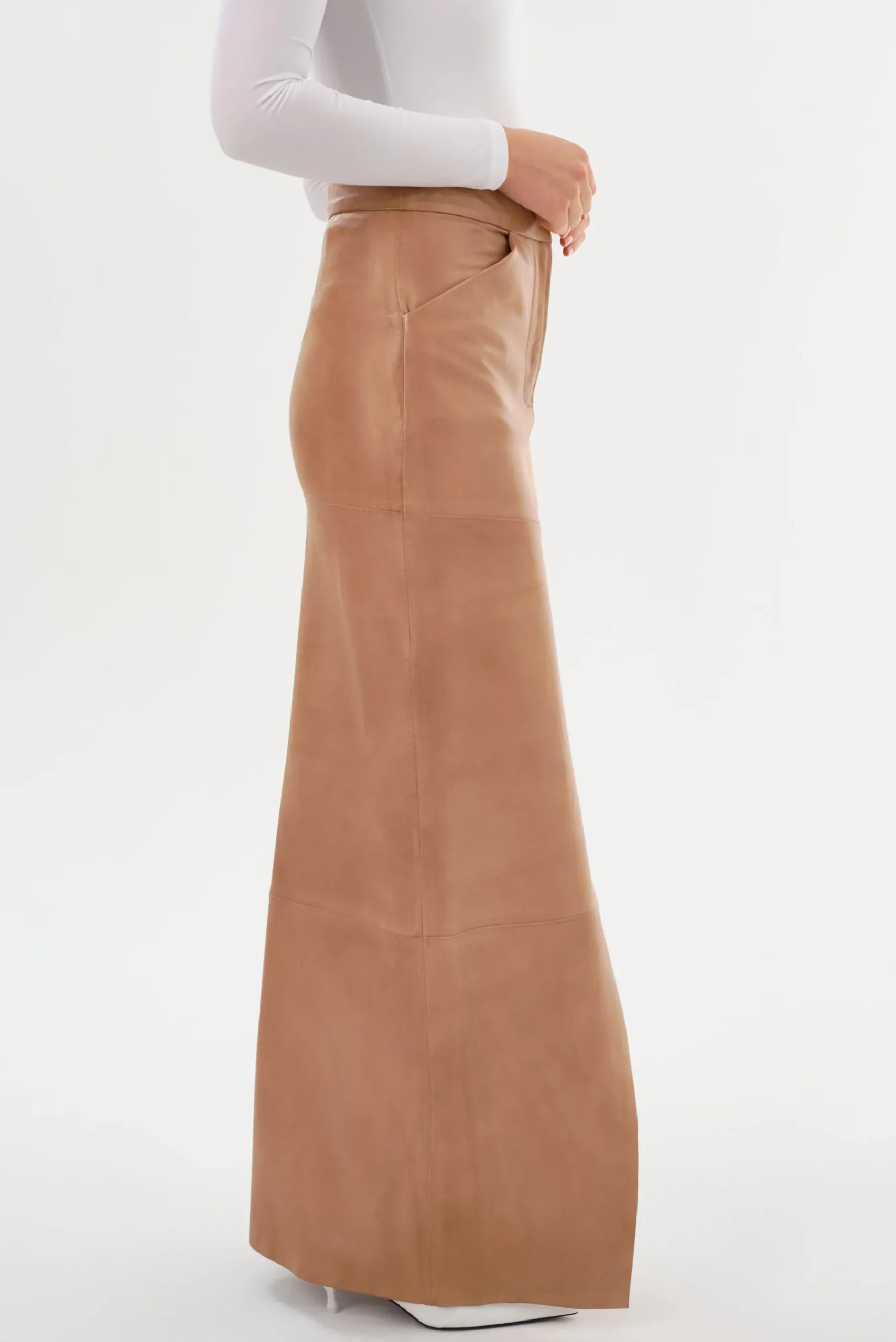Femme LAMARQUE MARIETTE | Jupe Maxi En Cuir
