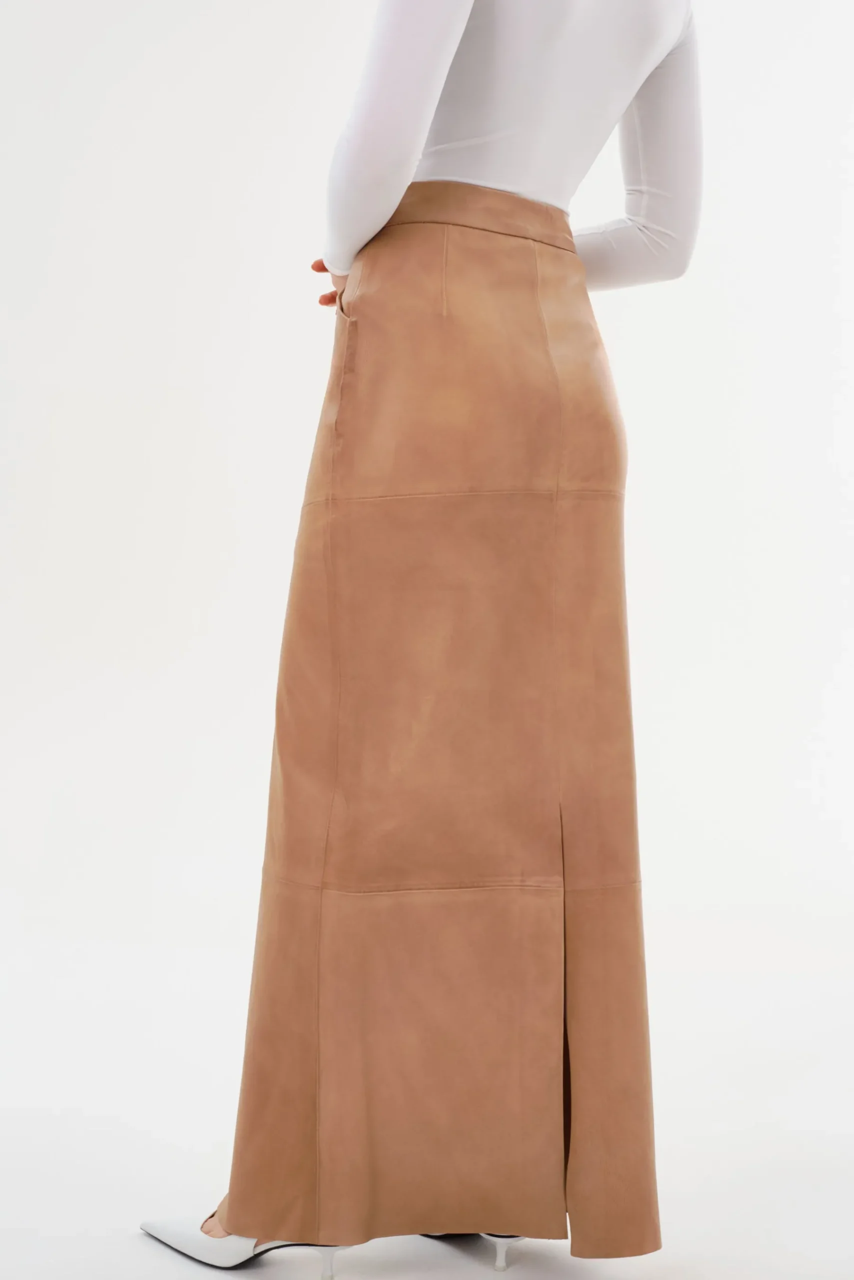 Femme LAMARQUE MARIETTE | Jupe Maxi En Cuir