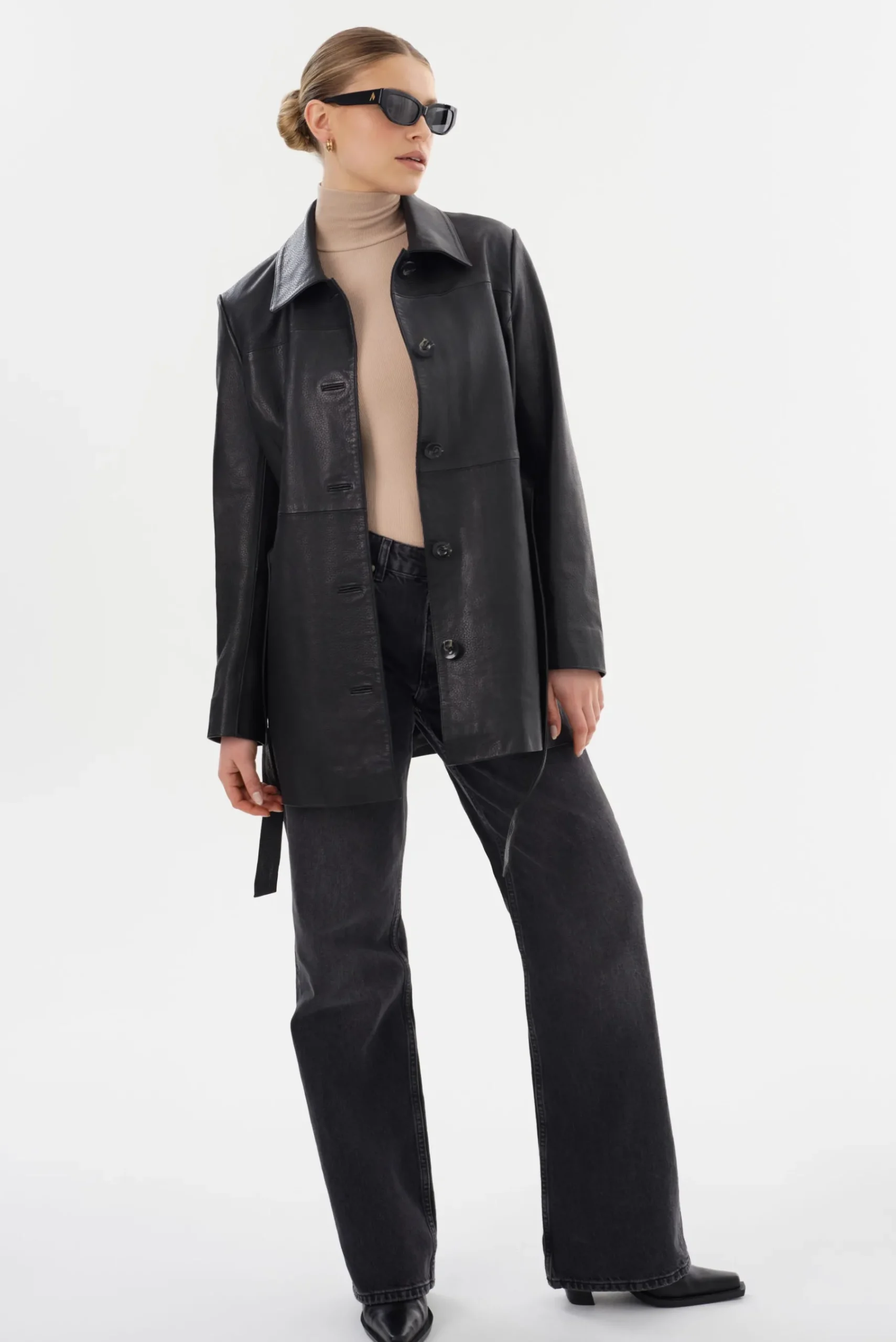 Femme LAMARQUE MARLOWE | Leather Trench Coat