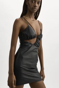 Femme LAMARQUE NADIA | Mini Robe En Cuir