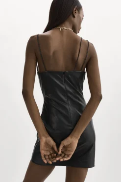 Femme LAMARQUE NADIA | Mini Robe En Cuir