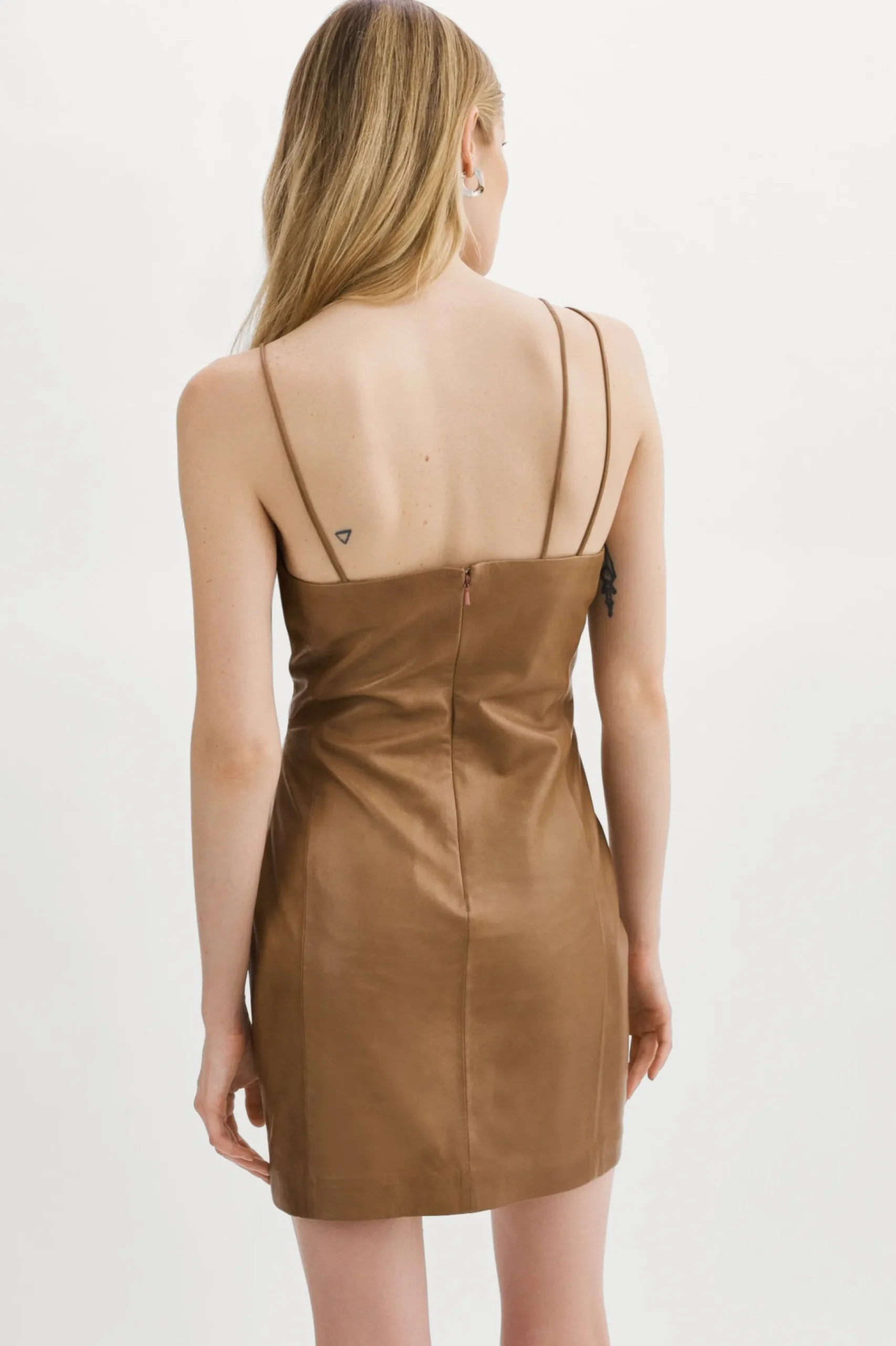 Femme LAMARQUE NADIA | Mini Robe En Cuir