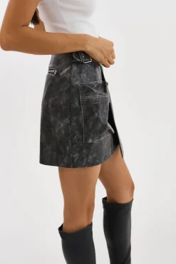 Femme LAMARQUE NAKIA | Jupe Cargo En Simili Cuir