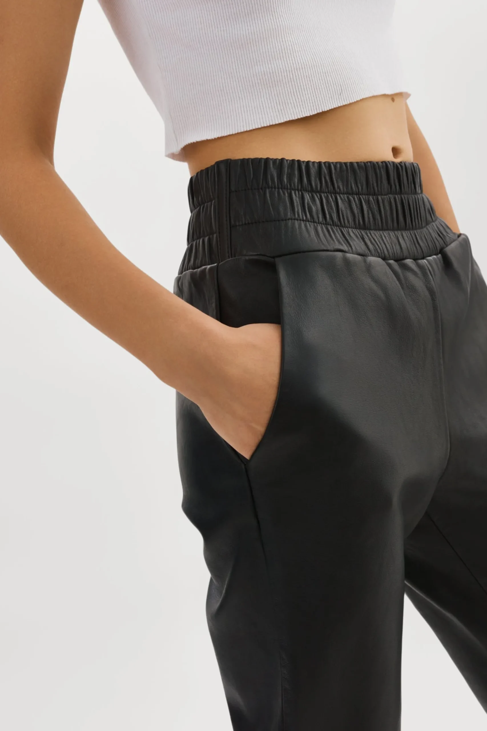 Femme LAMARQUE NINETA | Legging En Cuir