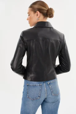 Femme LAMARQUE OCEANA | Fitted Leather Jacket