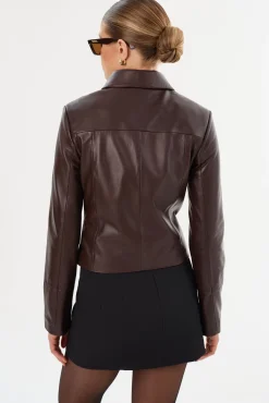 Femme LAMARQUE OCEANA | Fitted Leather Jacket