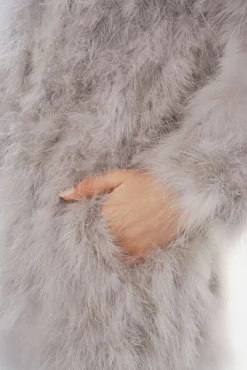 Femme LAMARQUE RABEA | Manteau à Plumes