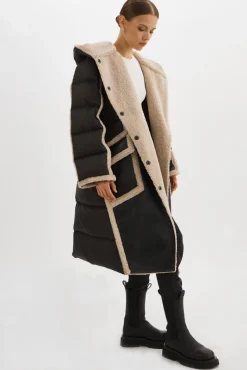 Femme LAMARQUE REXANA | Manteau Polaire En Matières Mixtes