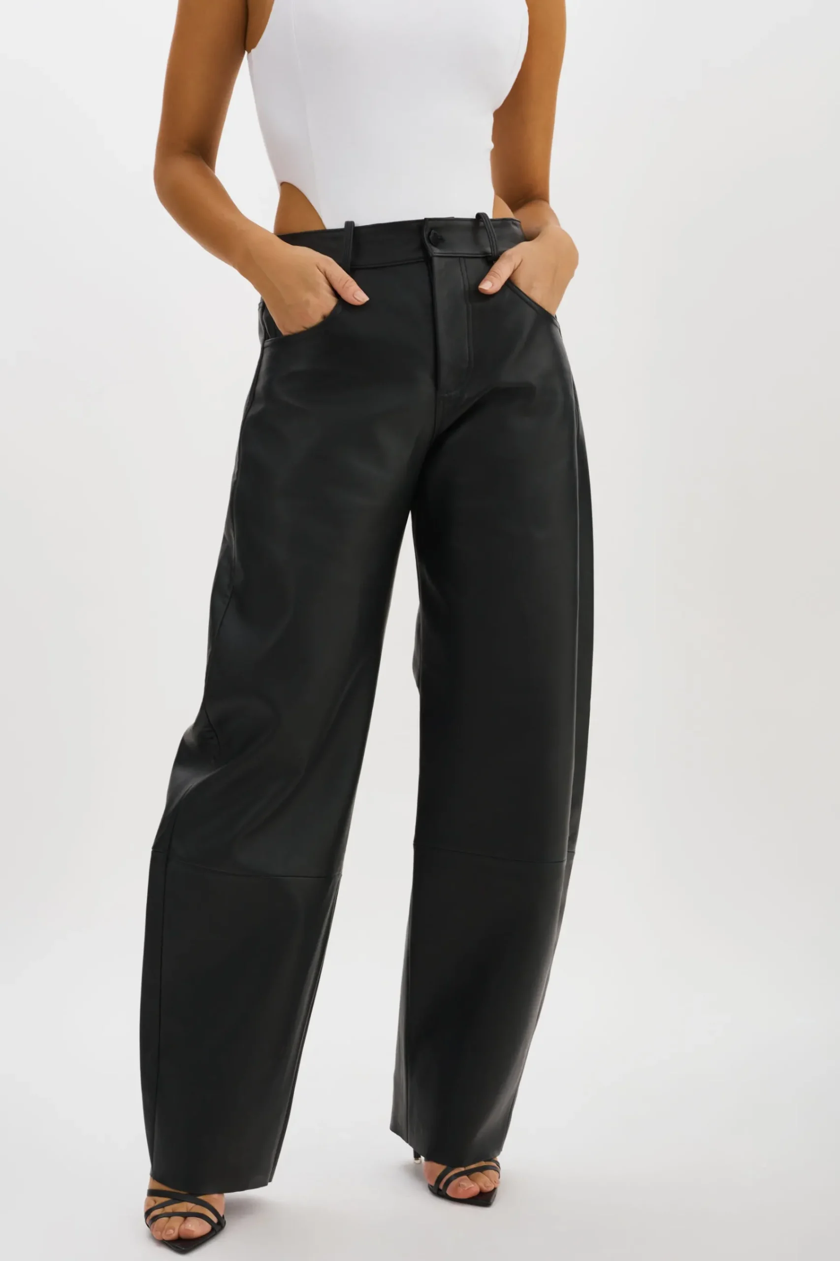 Femme LAMARQUE RIDA | Pantalon En Cuir Décontracté