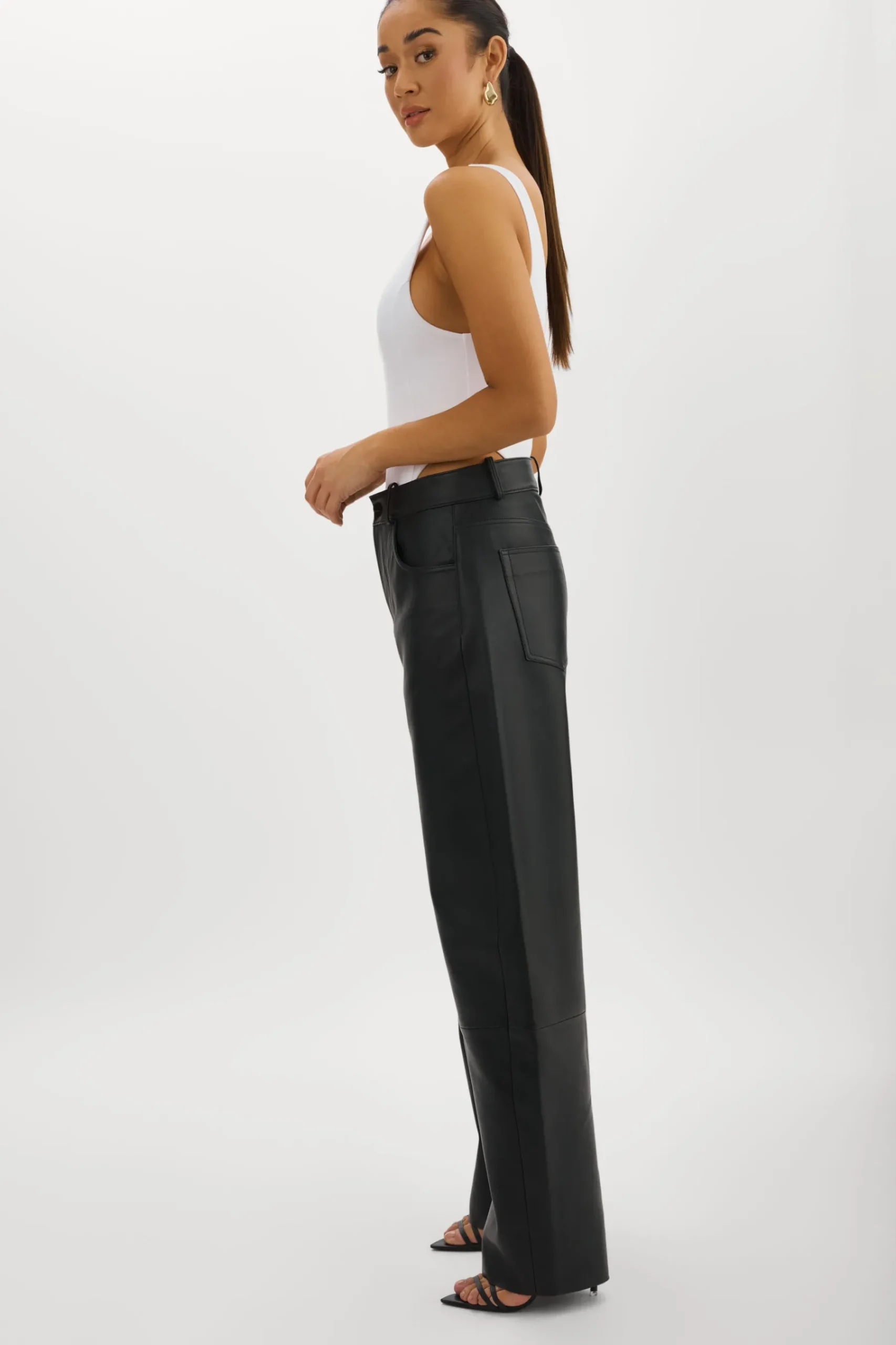 Femme LAMARQUE RIDA | Pantalon En Cuir Décontracté
