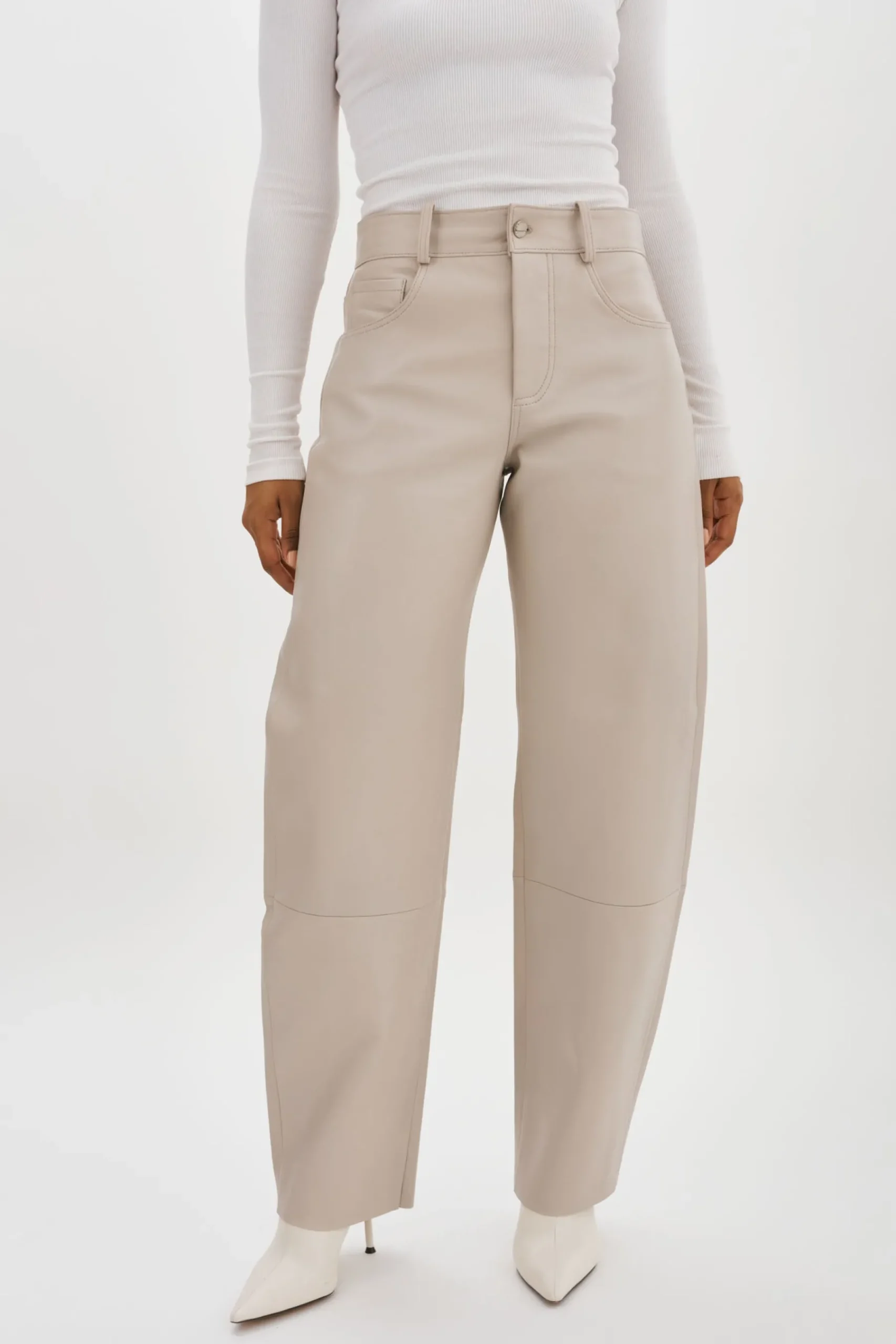 Femme LAMARQUE RIDA | Pantalon En Cuir Décontracté
