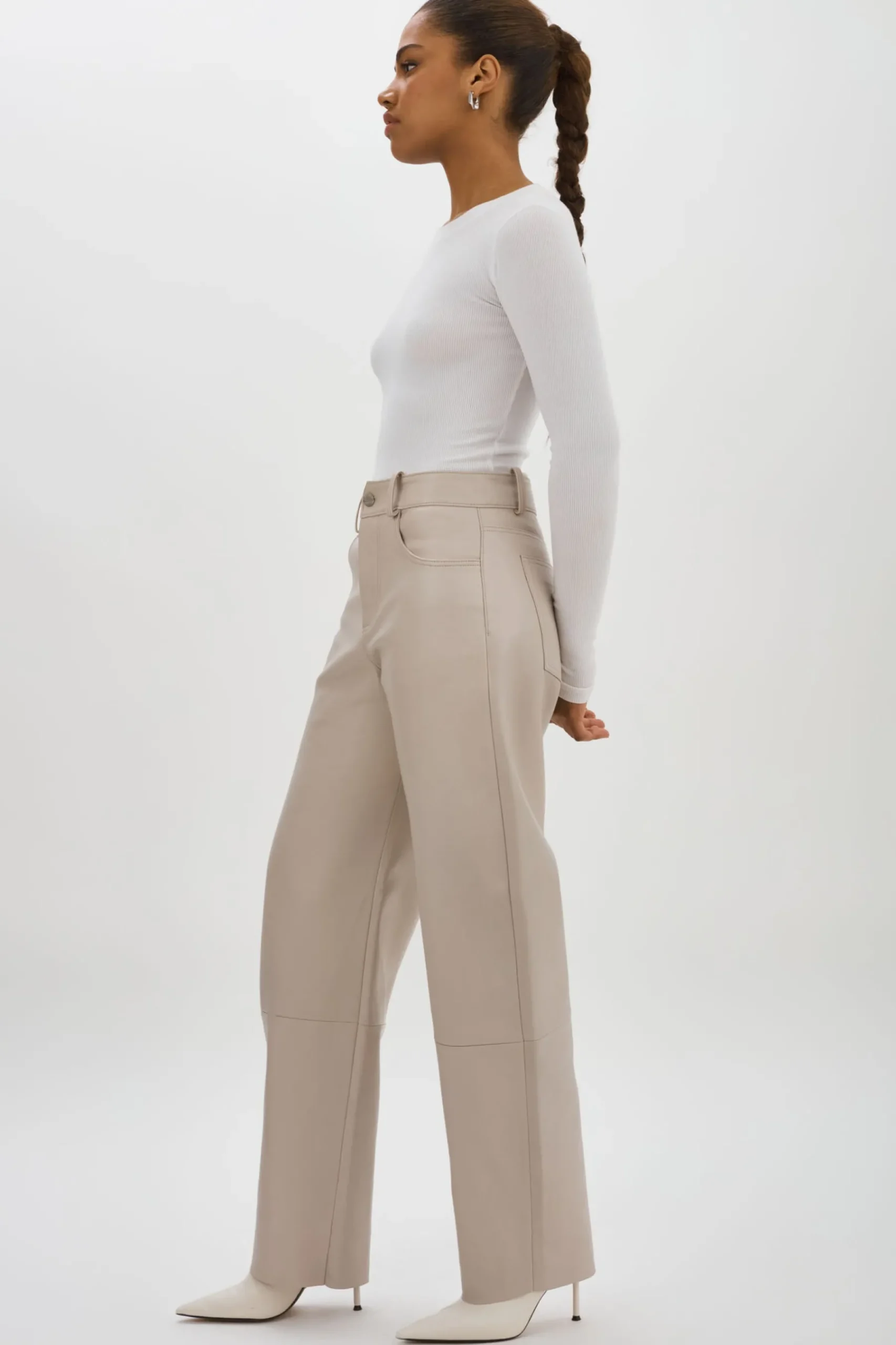 Femme LAMARQUE RIDA | Pantalon En Cuir Décontracté