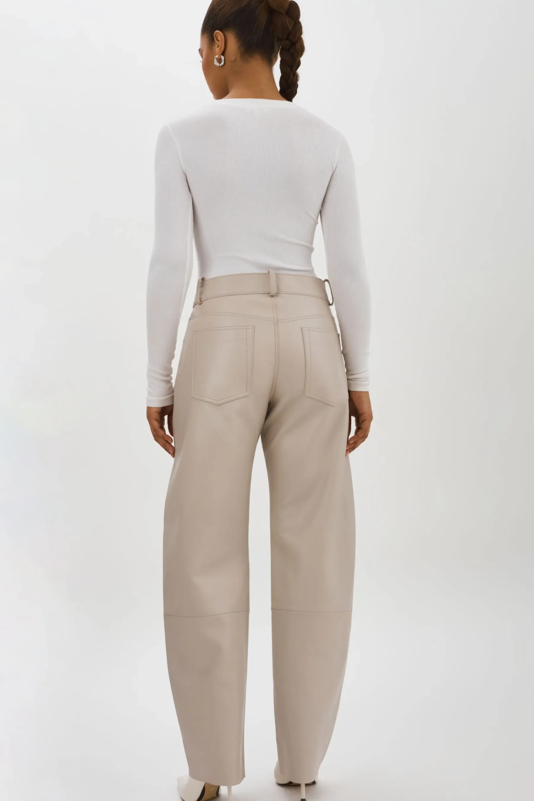 Femme LAMARQUE RIDA | Pantalon En Cuir Décontracté