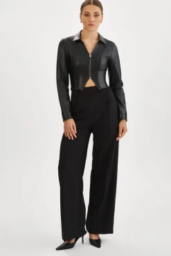 Femme LAMARQUE ROMI | Veste Corset En Cuir