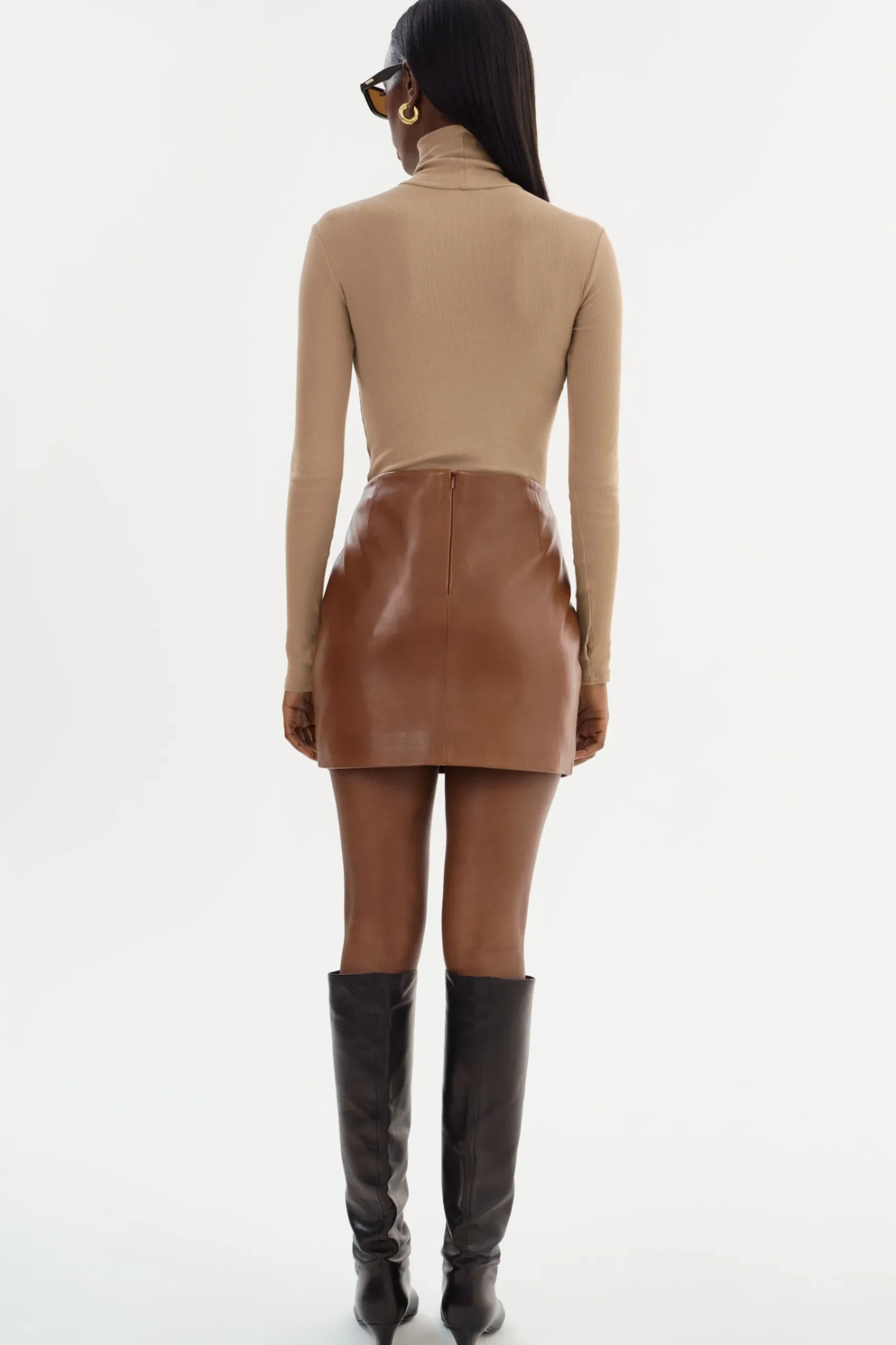 Femme LAMARQUE ROWAN | Minijupe En Cuir