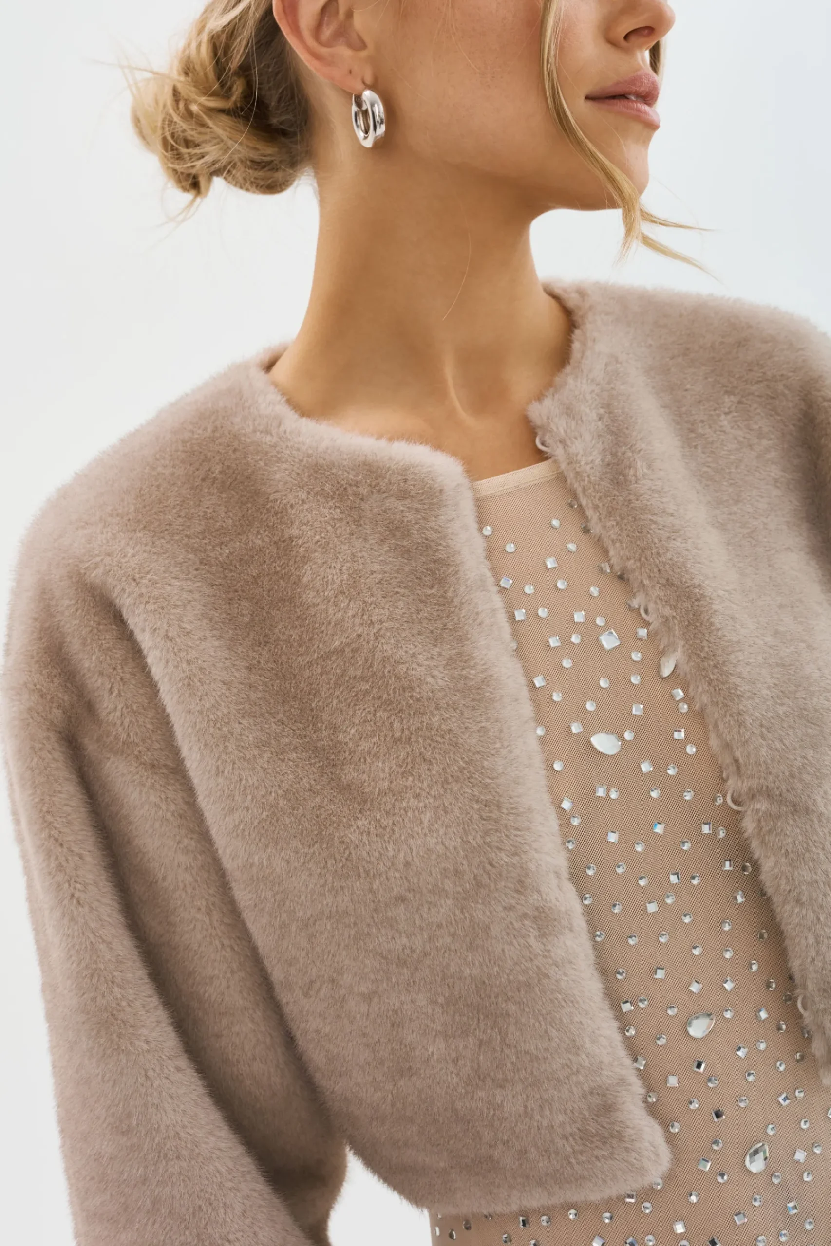 Femme LAMARQUE ROWDIE | Veste En Fausse Fourrure