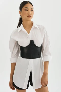 Femme LAMARQUE SABY | Corset En Cuir Sous-poitrine