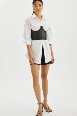Femme LAMARQUE SABY | Corset En Cuir Sous-poitrine