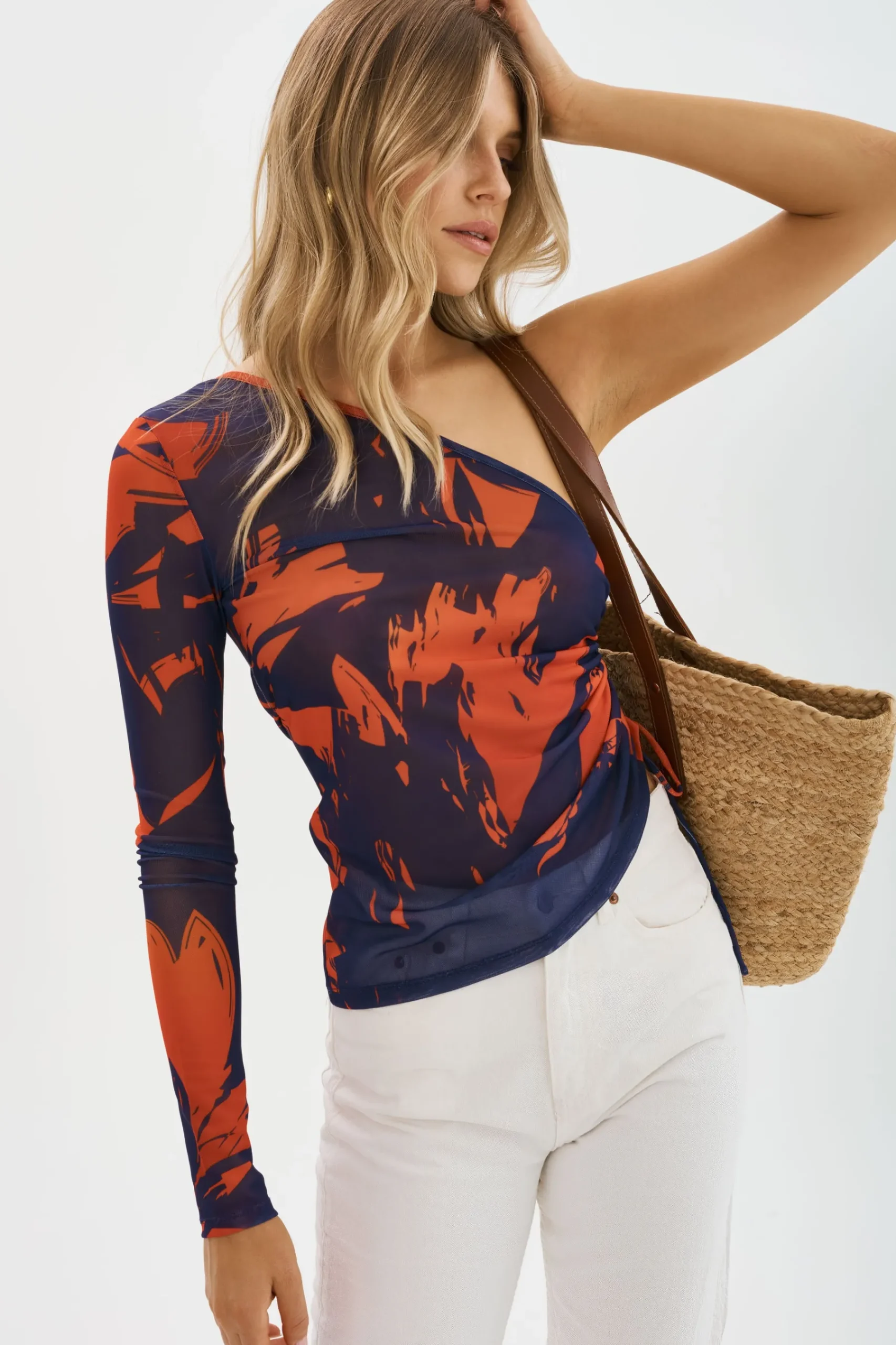Femme LAMARQUE SELA | Top Asymétrique En Maille