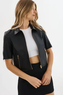 Femme LAMARQUE SEVANA | Veste En Cuir Réversible