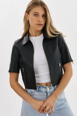 Femme LAMARQUE SEVANA | Veste En Cuir Réversible