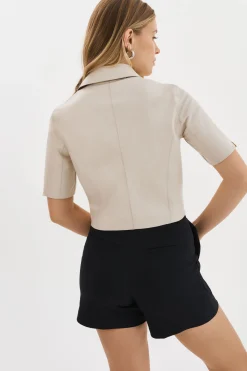 Femme LAMARQUE SEVANA | Veste En Cuir Réversible
