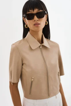 Femme LAMARQUE SEVANA | Veste En Cuir Réversible