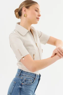 Femme LAMARQUE SEVANA | Veste En Cuir Réversible