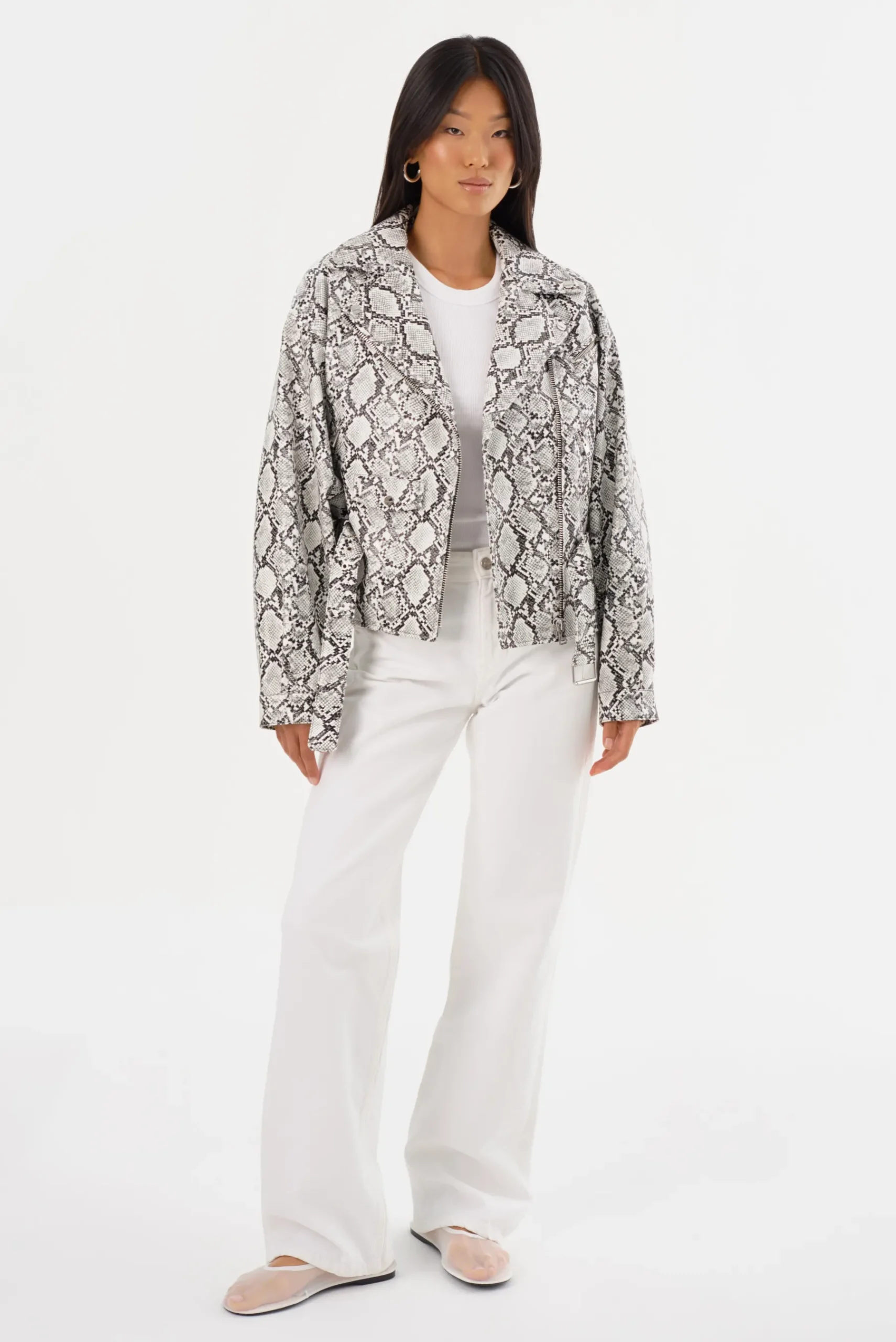 Femme LAMARQUE SHELIA | Faux Leather Biker Jacket