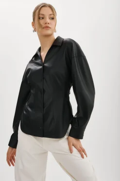Femme LAMARQUE SKYLAR | Chemise En Similicuir