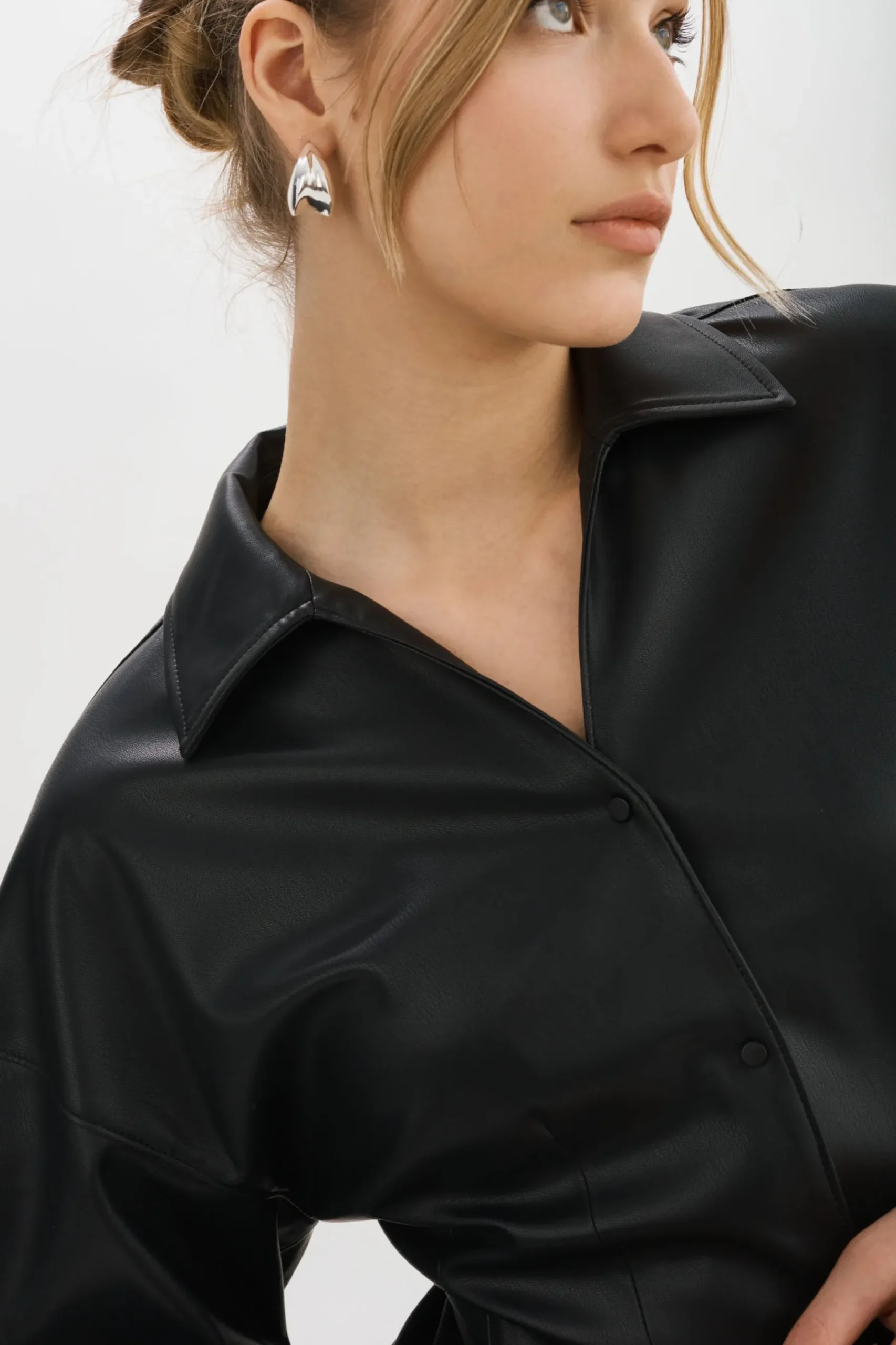 Femme LAMARQUE SKYLAR | Chemise En Similicuir