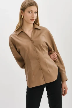 Femme LAMARQUE SKYLAR | Chemise En Similicuir