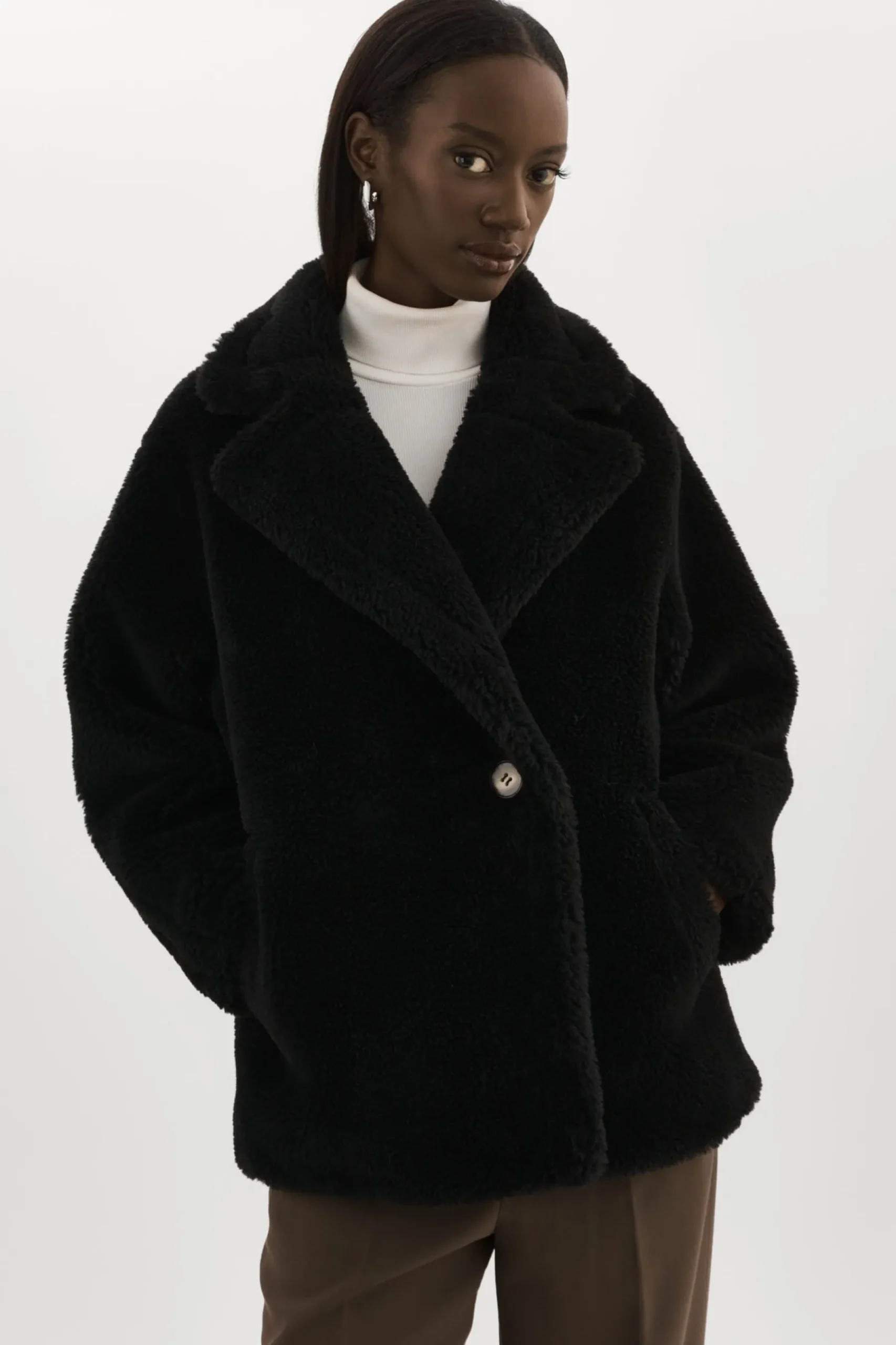 Femme LAMARQUE SOPHIE | Manteau En Sherpa