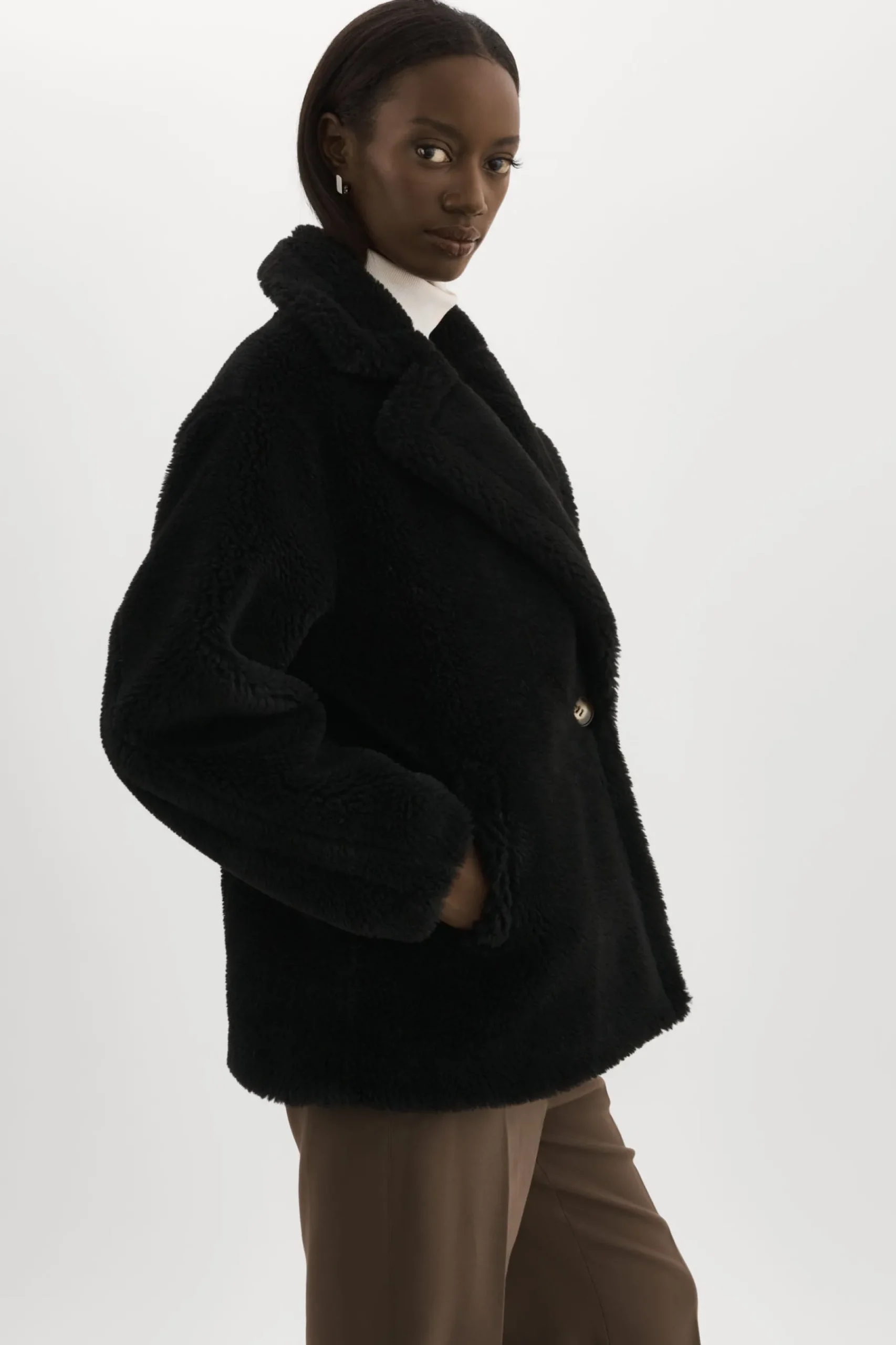 Femme LAMARQUE SOPHIE | Manteau En Sherpa