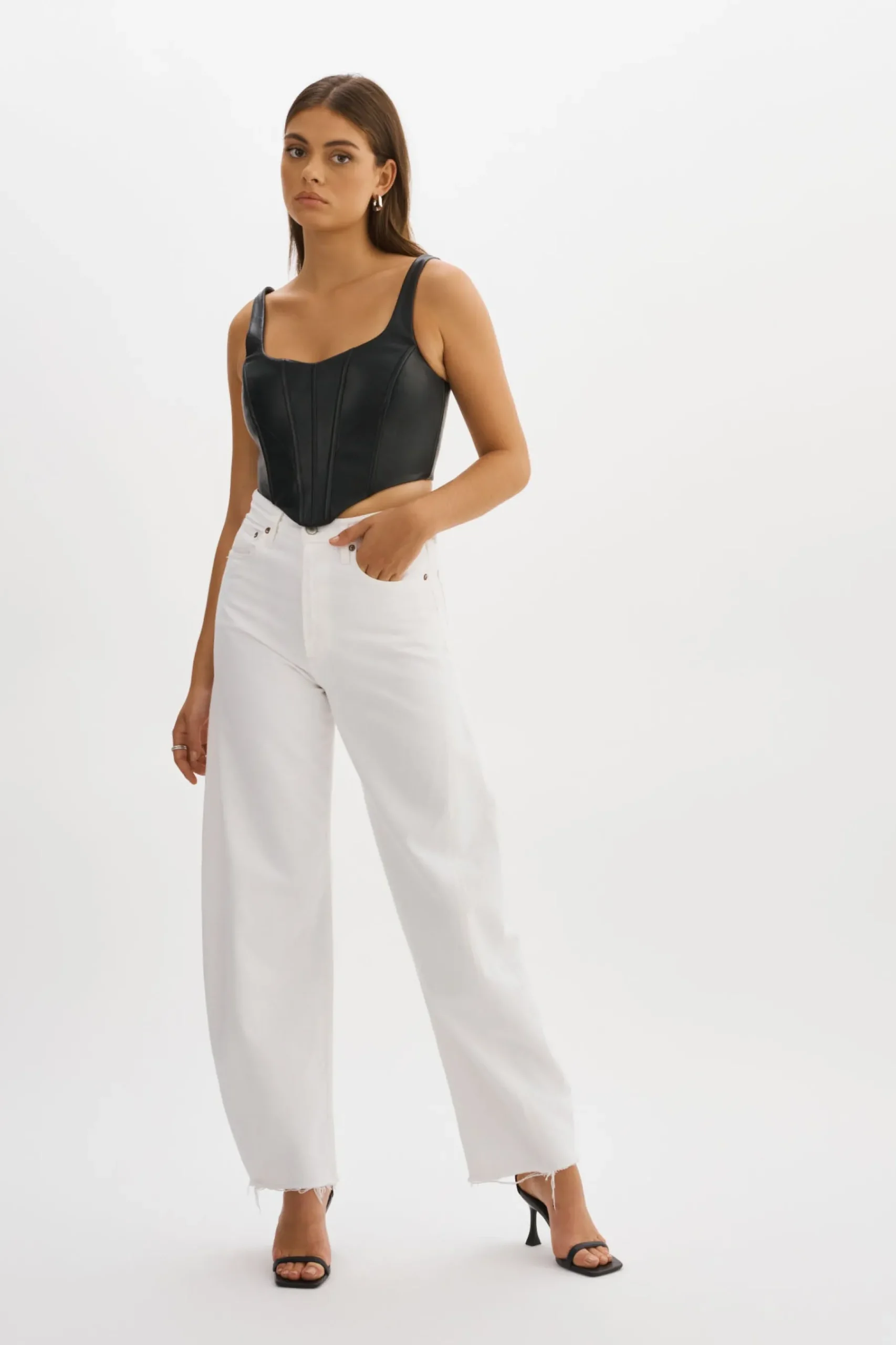 Femme LAMARQUE TABIA | Corset En Cuir