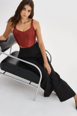Femme LAMARQUE TABIA | Corset En Cuir