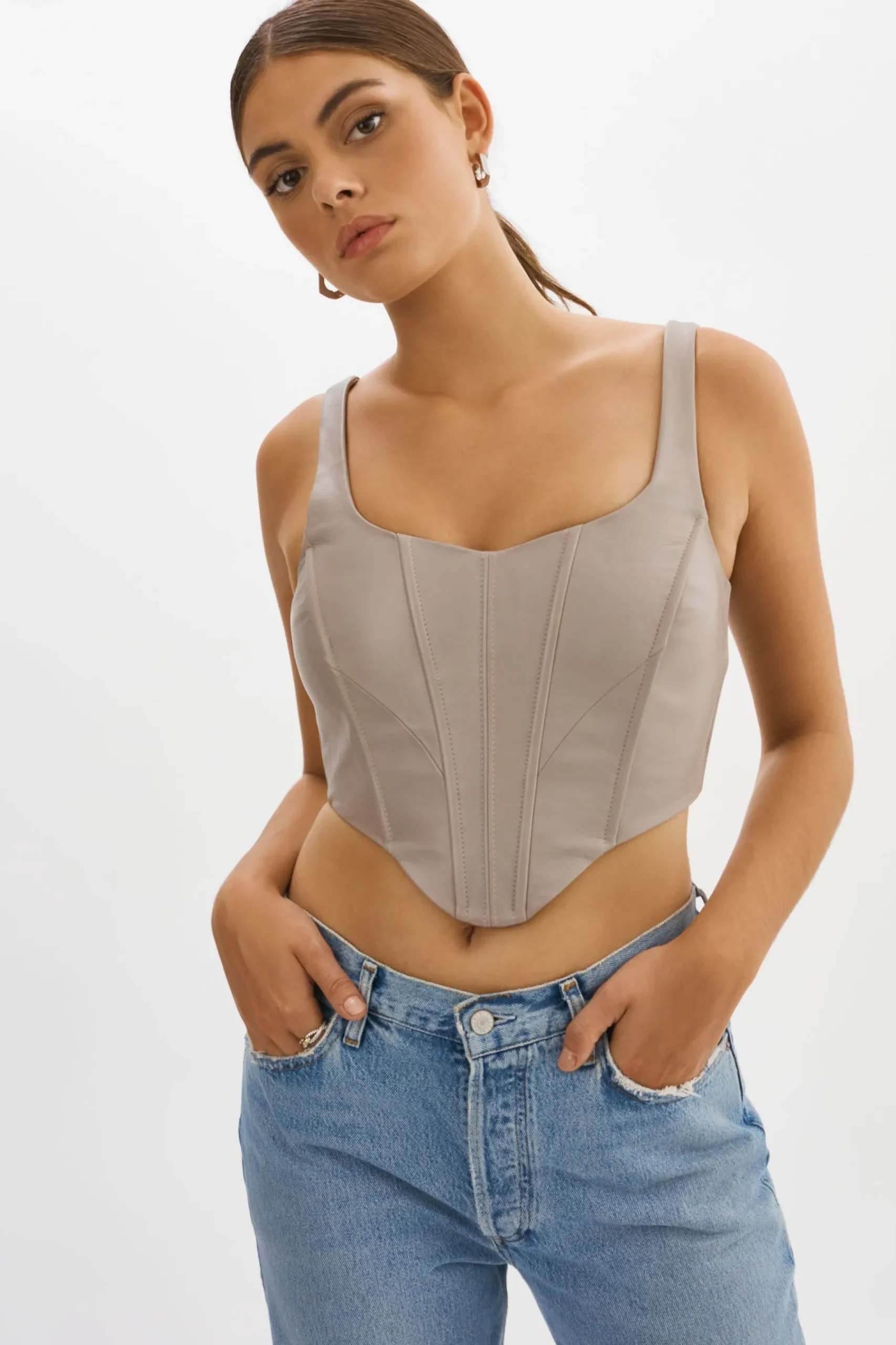 Femme LAMARQUE TABIA | Corset En Cuir