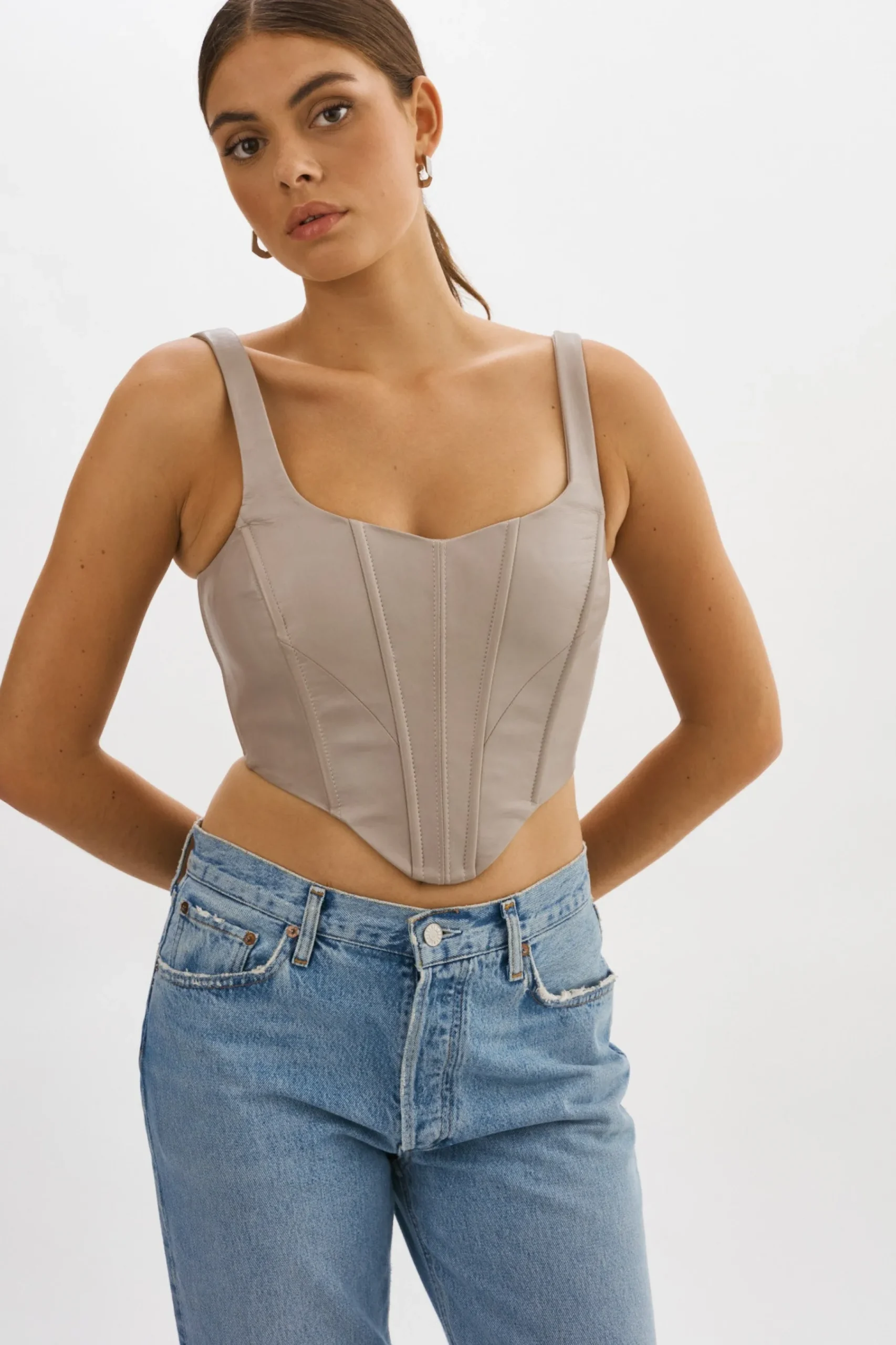 Femme LAMARQUE TABIA | Corset En Cuir