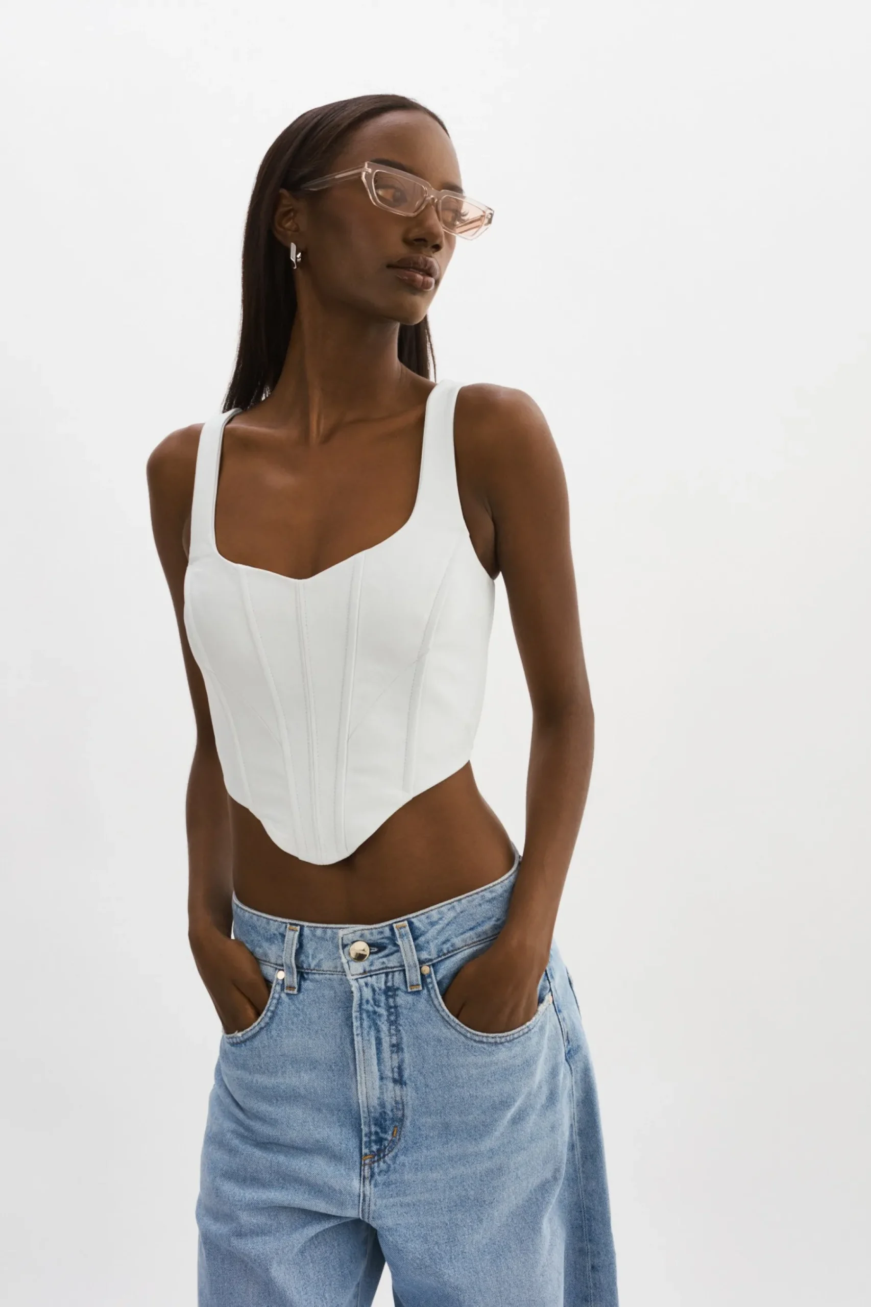 Femme LAMARQUE TABIA | Corset En Cuir