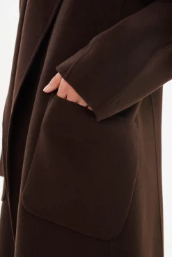 Femme LAMARQUE THARA | Manteau En Laine à Col Châle