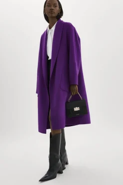 Femme LAMARQUE THARA | Manteau En Laine à Col Châle