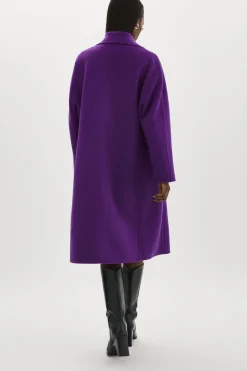 Femme LAMARQUE THARA | Manteau En Laine à Col Châle
