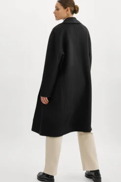 Femme LAMARQUE THARA Manteau En Laine à Col Châle