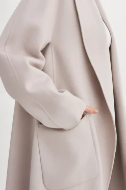 Femme LAMARQUE THARA Manteau En Laine à Col Châle