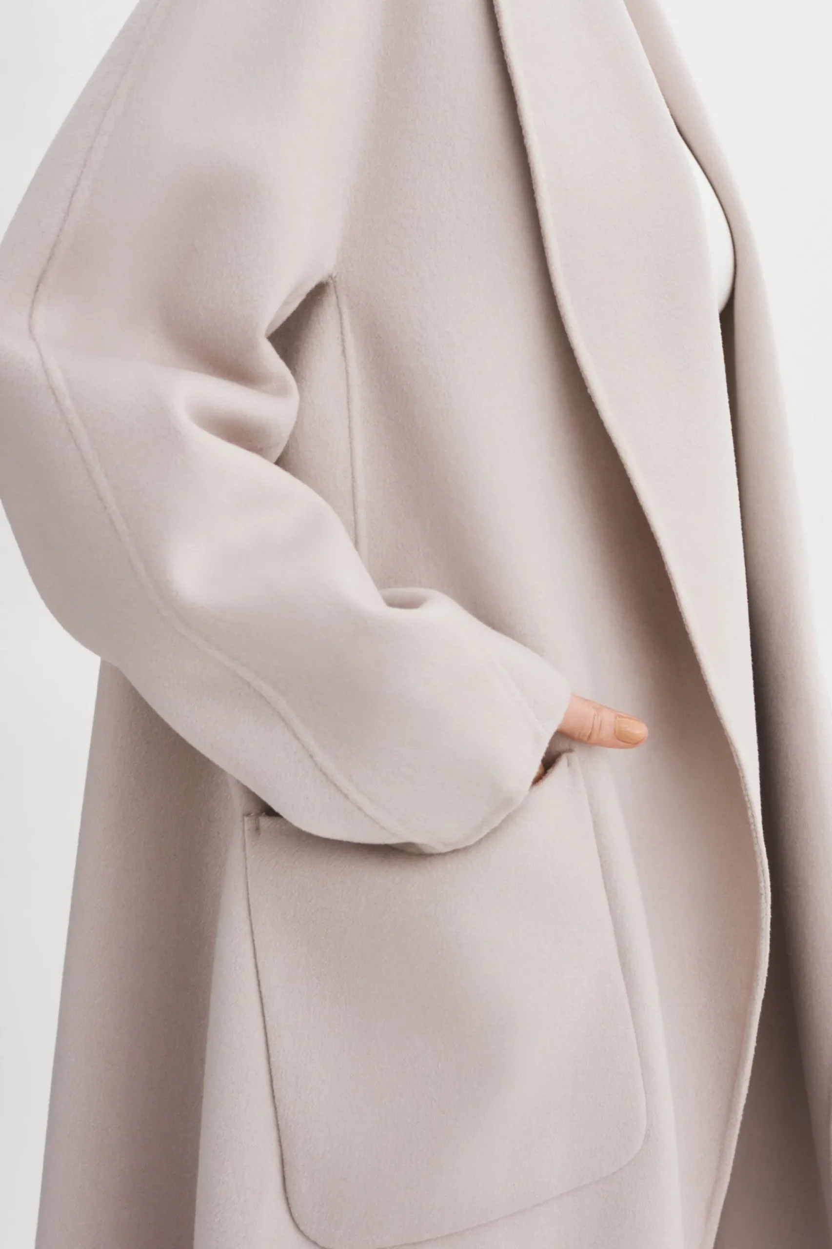 Femme LAMARQUE THARA Manteau En Laine à Col Châle