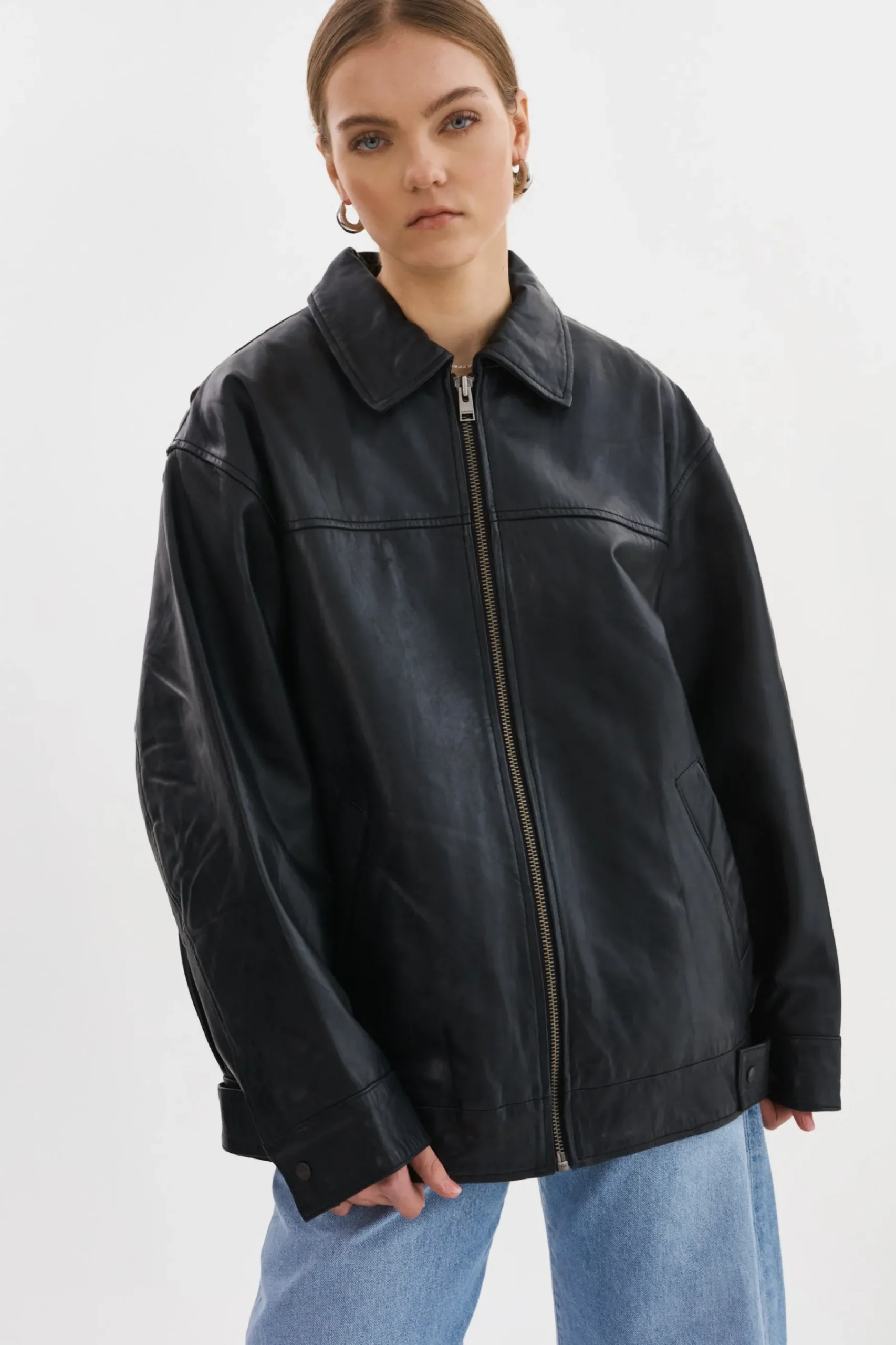Femme LAMARQUE THEIA | Manteau Aviateur En Cuir
