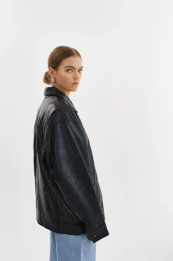 Femme LAMARQUE THEIA | Manteau Aviateur En Cuir