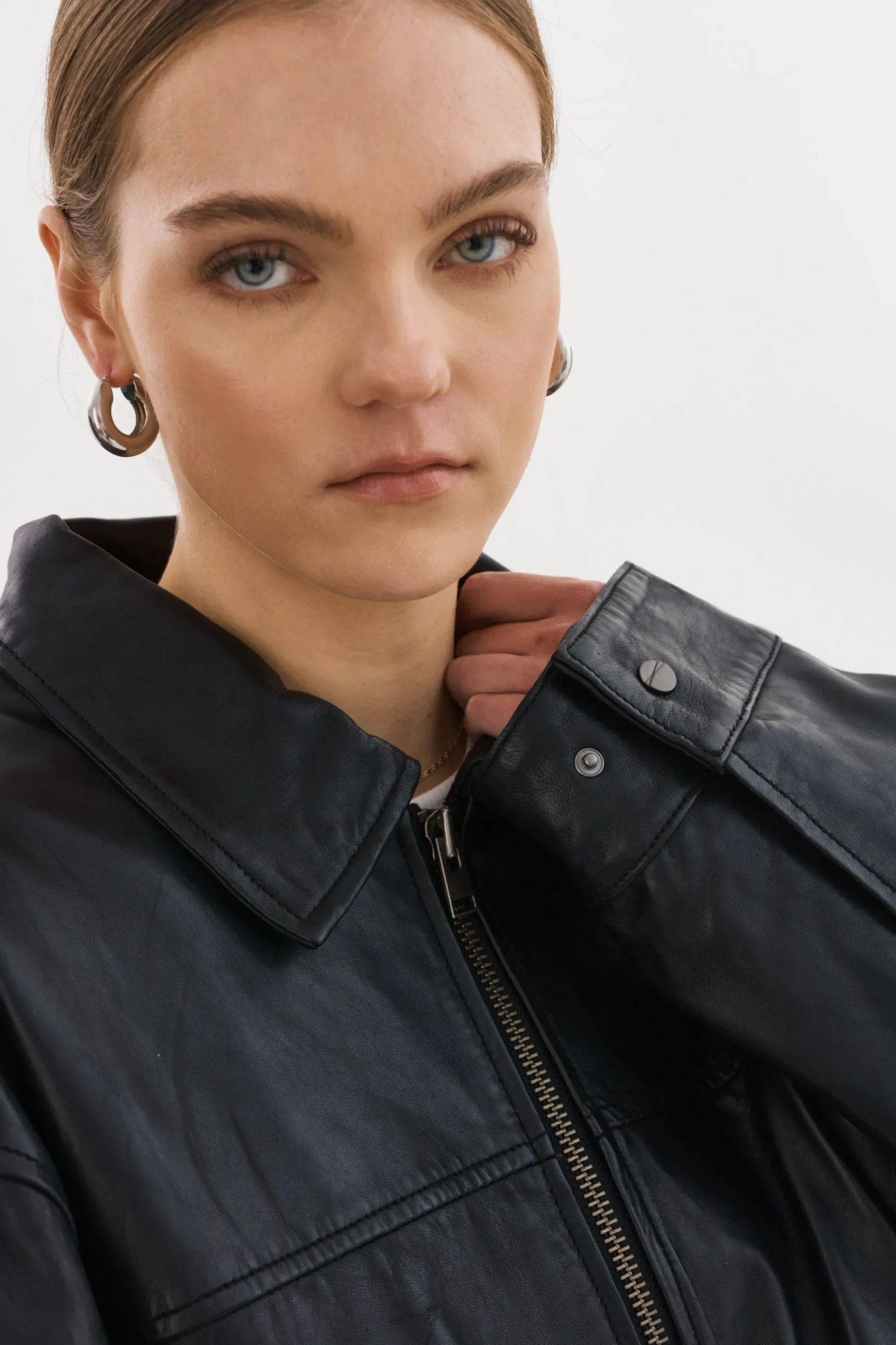 Femme LAMARQUE THEIA | Manteau Aviateur En Cuir