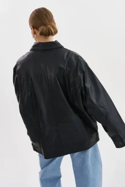 Femme LAMARQUE THEIA | Manteau Aviateur En Cuir