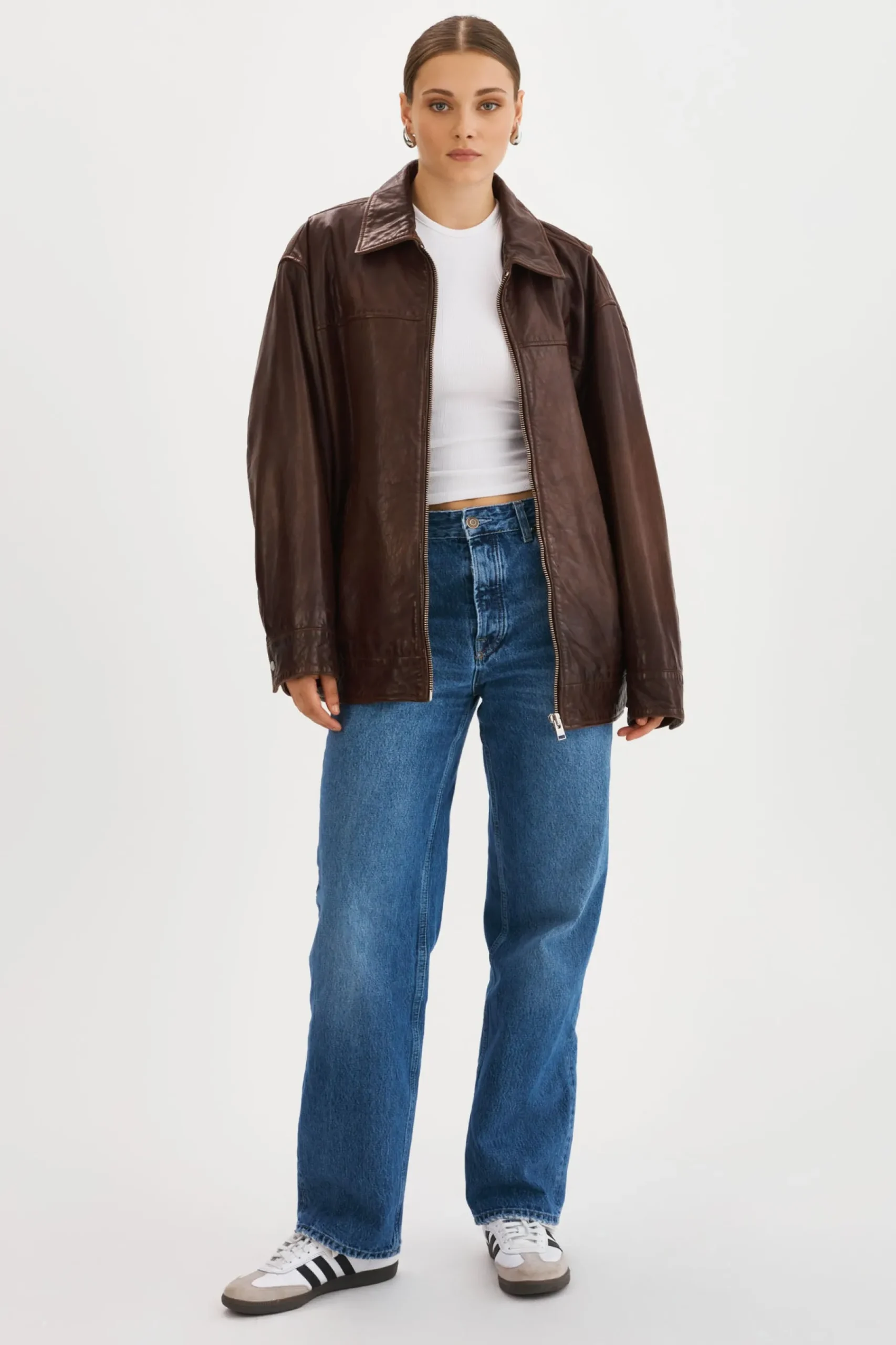 Femme LAMARQUE THEIA | Manteau Aviateur En Cuir